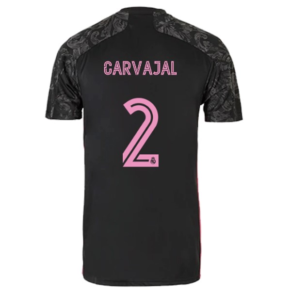 Maillot Football Real Madrid Third NO.2 Carvajal 2020-21 Noir